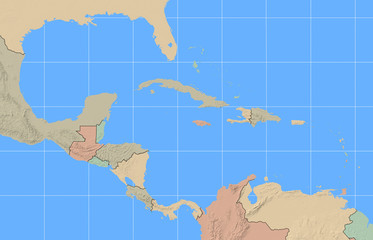 Caribbean Region Map