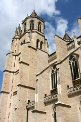 Fototapeta na wymiar Dijon cathedral