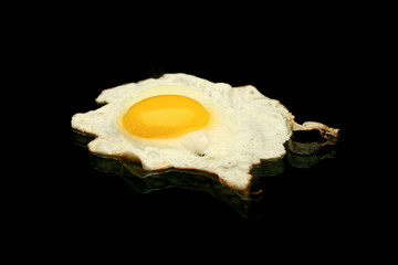 Close up of Cooked Egg