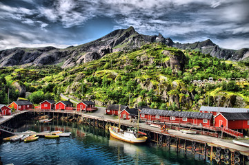 Nusfjord Lofoten Norwegen