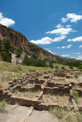 Fototapeta na wymiar Adobe ruins in New Mexico