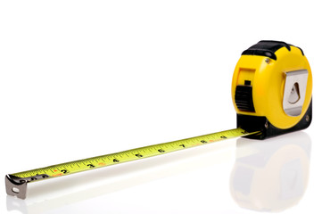 Tape measure isolated