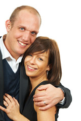 Businesspeople in love