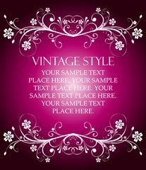 abstract vintage banner