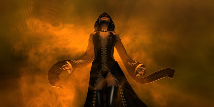 female wizard