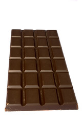 Plate from chocolate