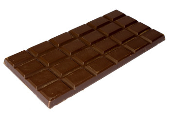 Plate from chocolate