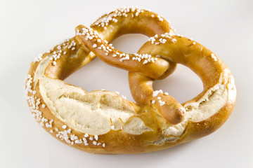 Breze auf weissem Untergrund