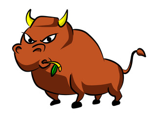 angry bull