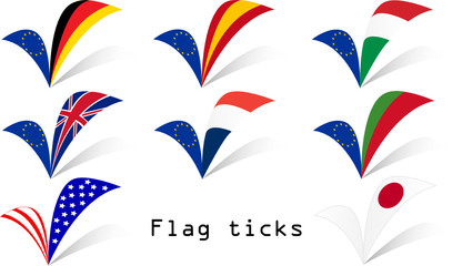 Flag ticks