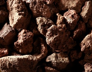 Roug stones texture. Studio macro shot