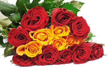 Obraz premium big bouquet pretty roses