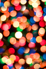 Abstract Christmas lights
