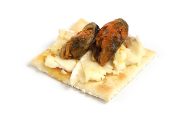 hors d'oeuvres with mussel
