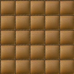 Fototapeta premium Brown leather pattern background