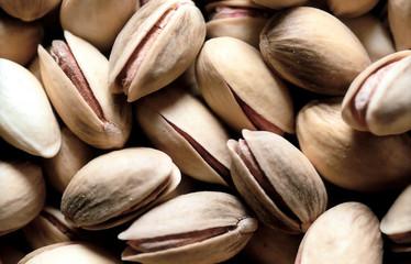 Pistachio closeup background