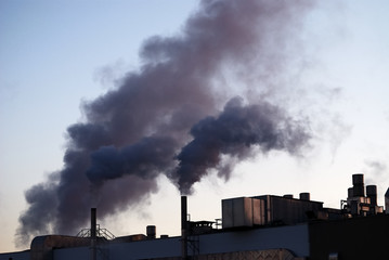 Fototapeta na wymiar Air pollution