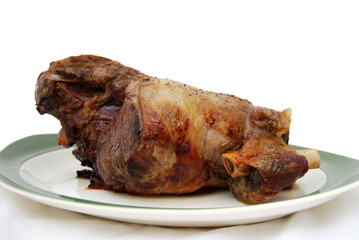 Gigot d'Agneau cuit en assiette