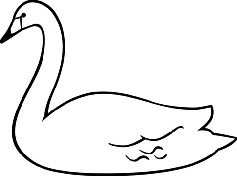 recommend clip art: swan