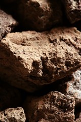 Roug stones texture. Studio macro shot