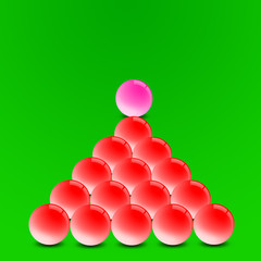 Snooker balls