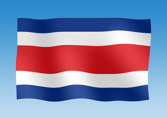 Flag of Costa Rica