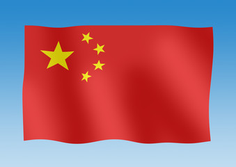 Fototapeta premium Flag of China