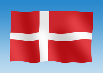 Fototapeta premium Flag of Denmark