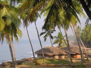 Deurstickers Kerala Coast at Varkala 3 © Photo 66