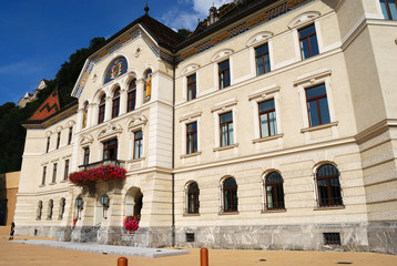 Fototapeta na wymiar Ratusz Vaduz, Liechtenstein