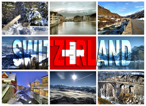 Switzerland Collage
