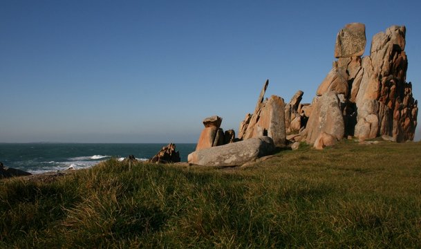 baie de morlaix,les aiguilles du Diben,bretagne