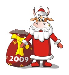 Santa with Bag