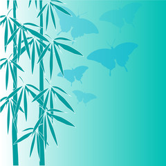 Fototapeta na wymiar Bambus Illustration