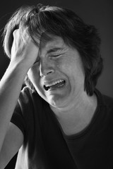 Crying woman