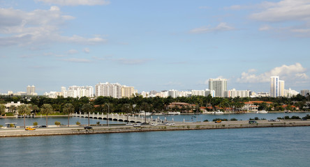 Fototapeta na wymiar Miami Beach scenery