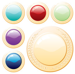 colorful buttons