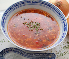 sauer scharf suppe