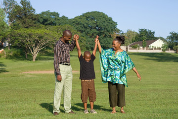 Obraz premium african family