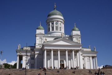 The Lutheran Cathedral in Helsinki Finland