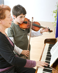 violin lesson