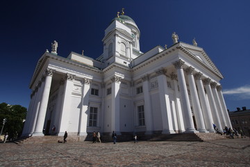 The Lutheran Cathedral in Helsinki Finland