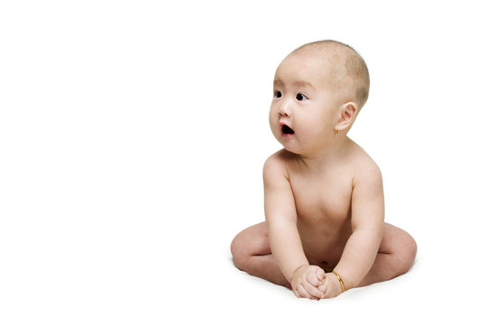 Baby Is Sitting Alone