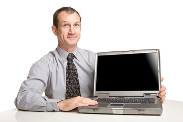 Démonstration sur ordinateur portable