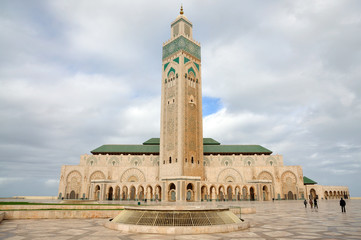 Hassan II Mosque in Casablanca, Morocco © philipus
