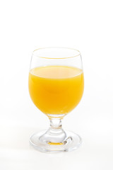 Orange Juice on White