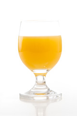 Orange Juice on White