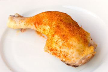 Marinierte Hähnchen Keule