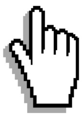 hand cursor symbol