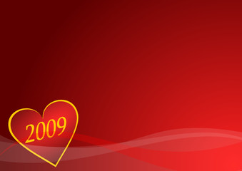 2009 valentine background
